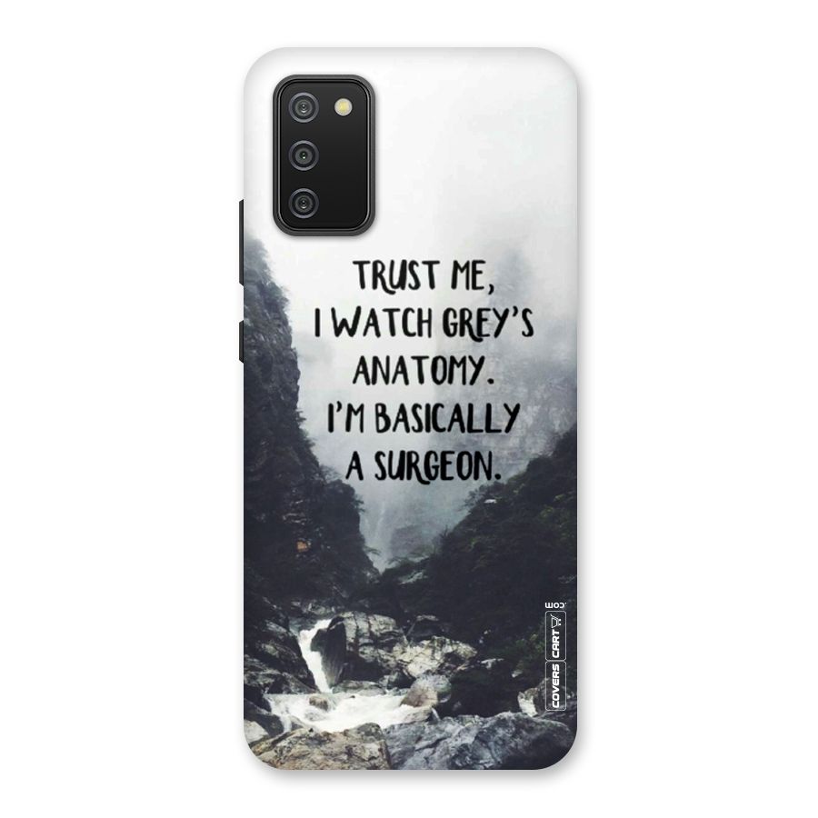 I Am A Surgeon Back Case for Galaxy M02s