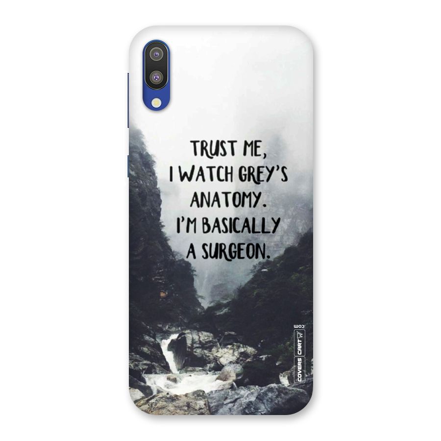 I Am A Surgeon Back Case for Galaxy M10