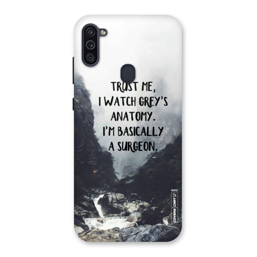I Am A Surgeon Back Case for Galaxy M11