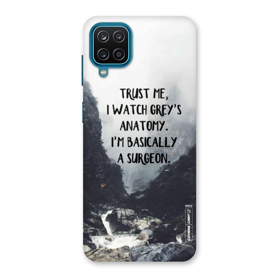 I Am A Surgeon Back Case for Galaxy M12