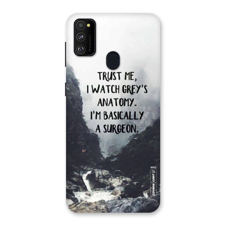 I Am A Surgeon Back Case for Galaxy M30s
