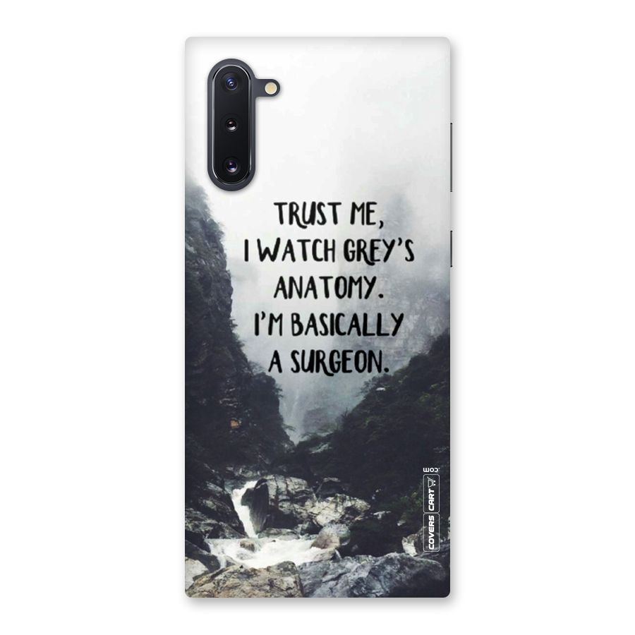 I Am A Surgeon Back Case for Galaxy Note 10
