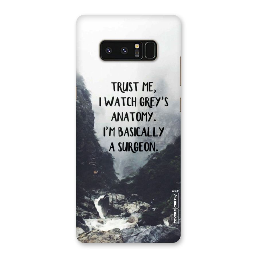 I Am A Surgeon Back Case for Galaxy Note 8