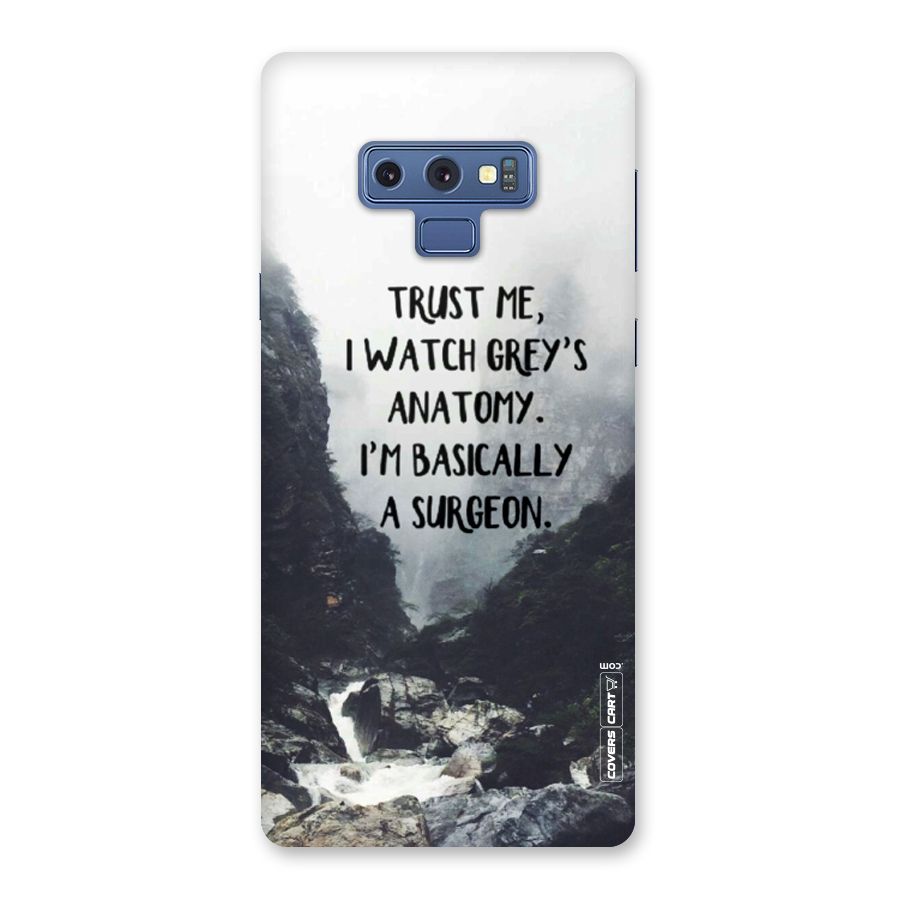 I Am A Surgeon Back Case for Galaxy Note 9