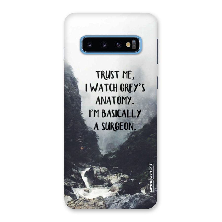 I Am A Surgeon Back Case for Galaxy S10