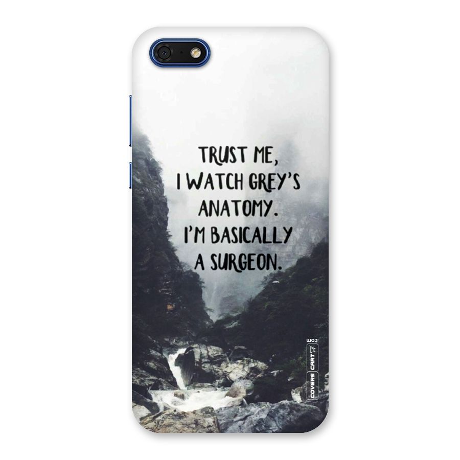 I Am A Surgeon Back Case for Honor 7s