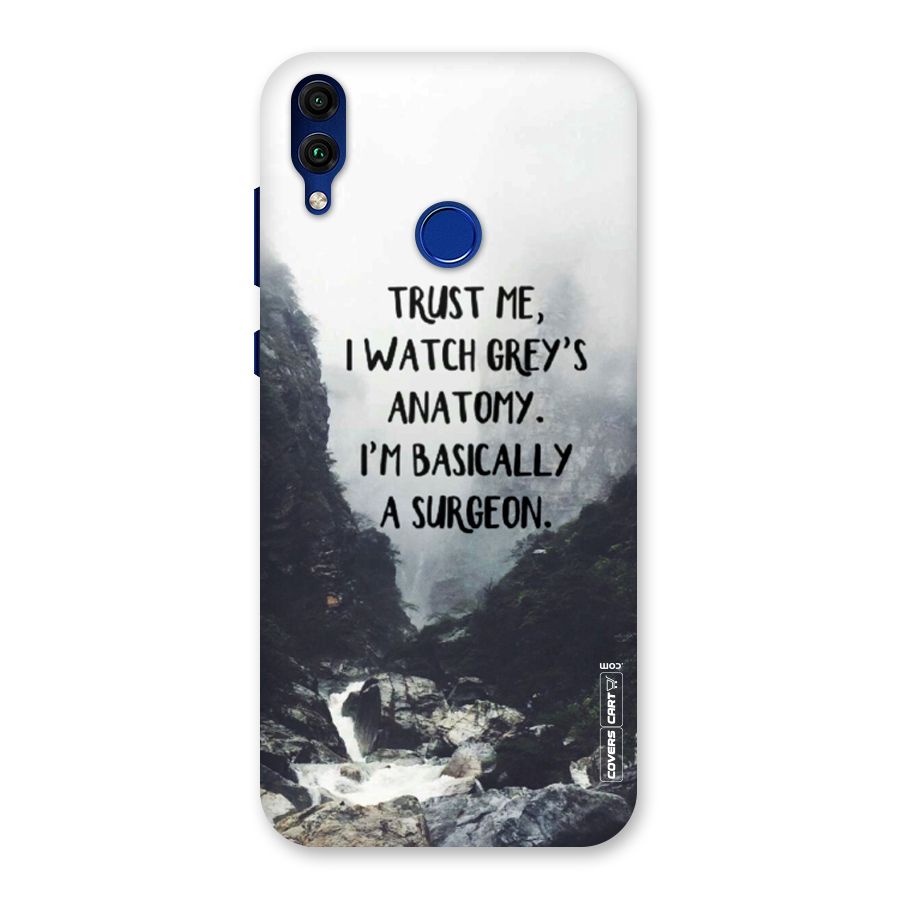 I Am A Surgeon Back Case for Honor 8C