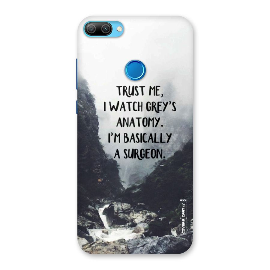 I Am A Surgeon Back Case for Honor 9N