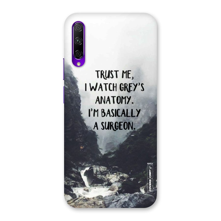 I Am A Surgeon Back Case for Honor 9X Pro