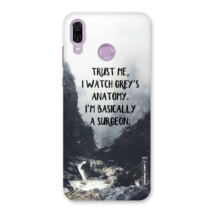 I Am A Surgeon Back Case for Honor Play
