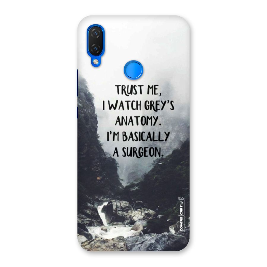 I Am A Surgeon Back Case for Huawei P Smart+