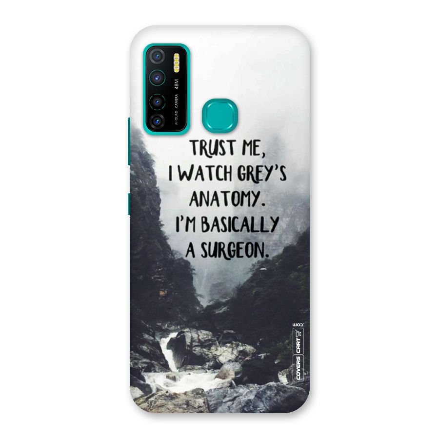 I Am A Surgeon Back Case for Infinix Hot 9 Pro