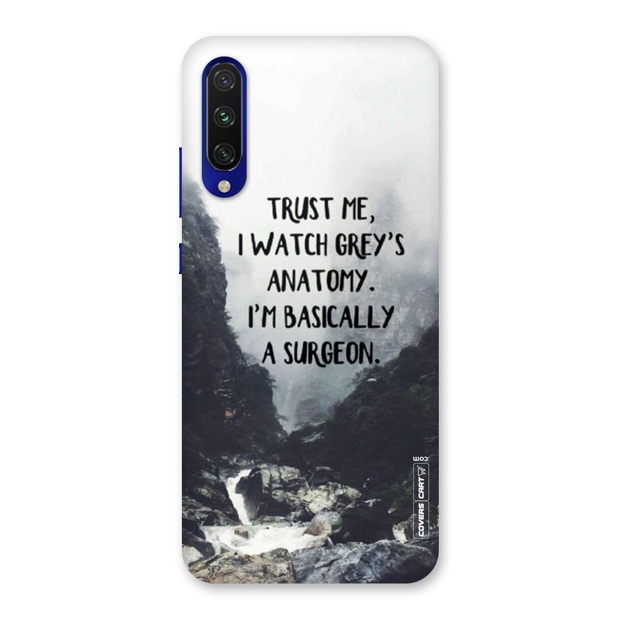 I Am A Surgeon Back Case for Mi A3