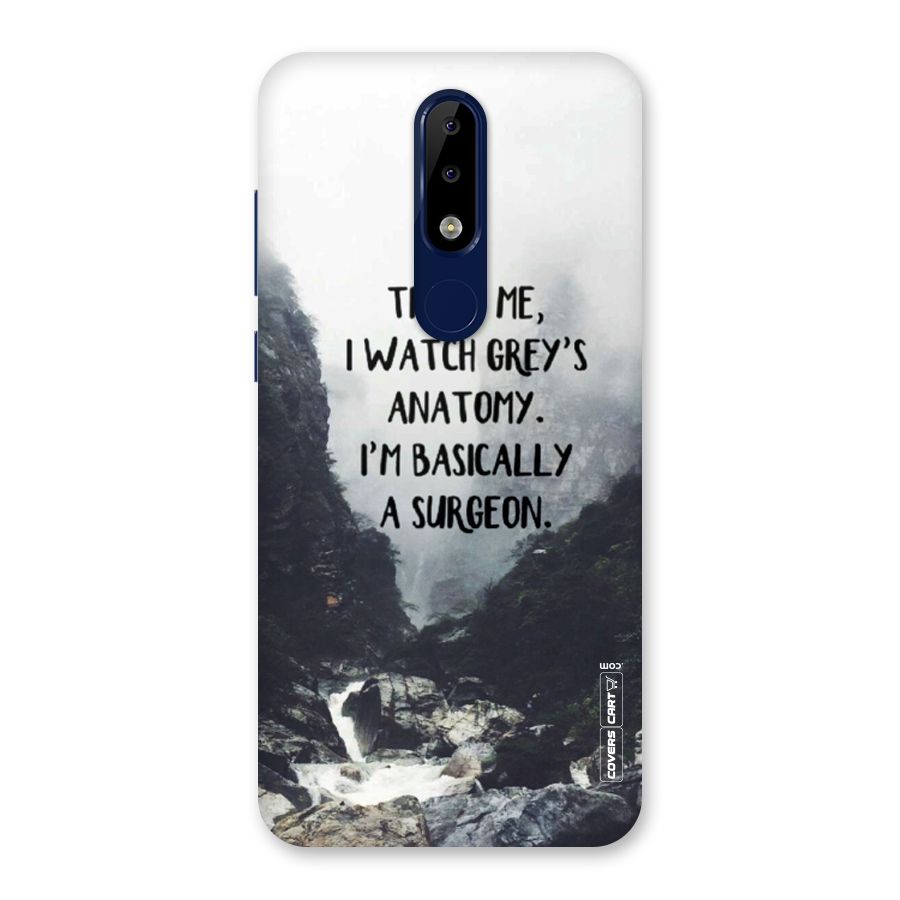 I Am A Surgeon Back Case for Nokia 5.1 Plus