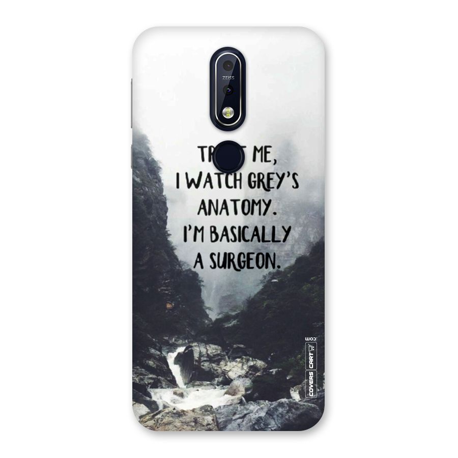 I Am A Surgeon Back Case for Nokia 7.1