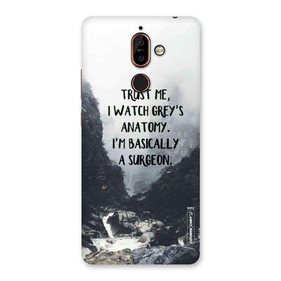 I Am A Surgeon Back Case for Nokia 7 Plus