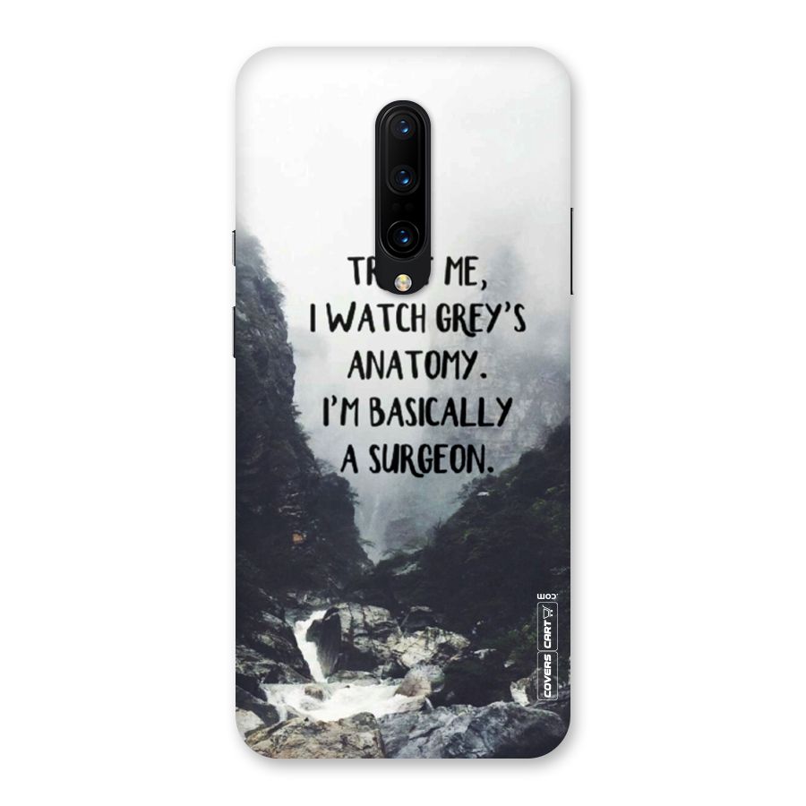 I Am A Surgeon Back Case for OnePlus 7 Pro