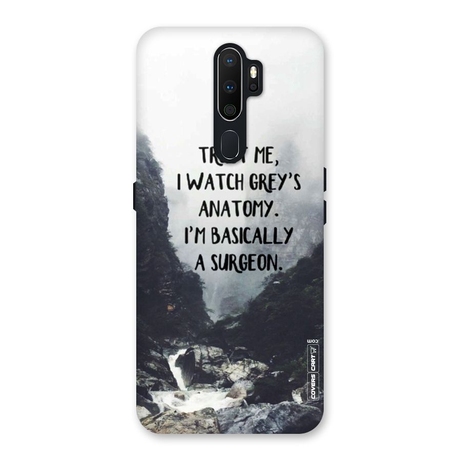 I Am A Surgeon Back Case for Oppo A5 (2020)