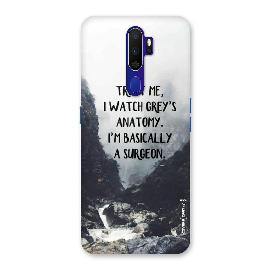 I Am A Surgeon Back Case for Oppo A9 (2020)