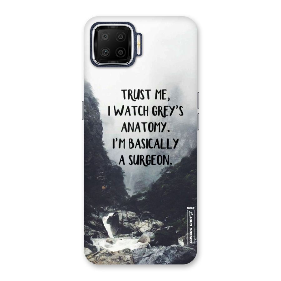 I Am A Surgeon Back Case for Oppo F17