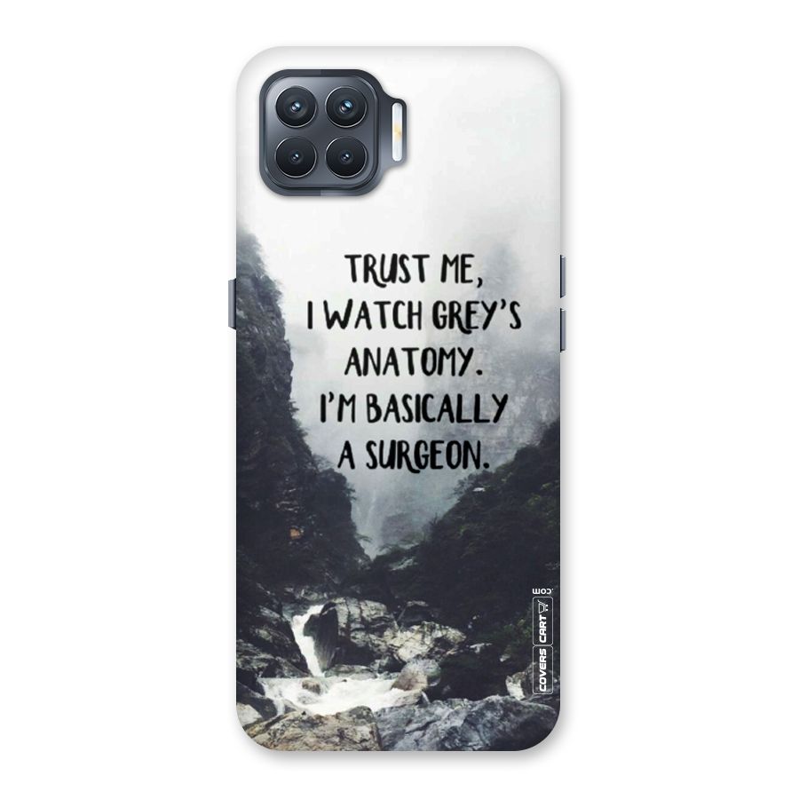 I Am A Surgeon Back Case for Oppo F17 Pro