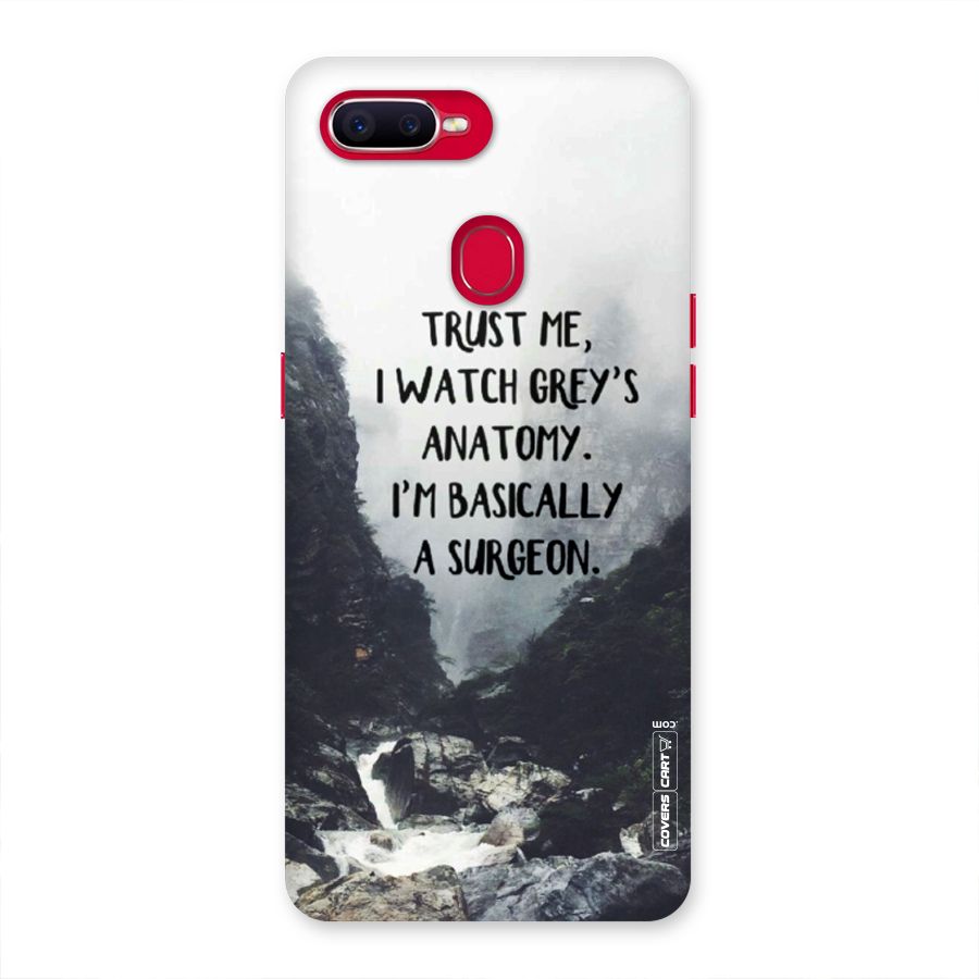I Am A Surgeon Back Case for Oppo F9 Pro