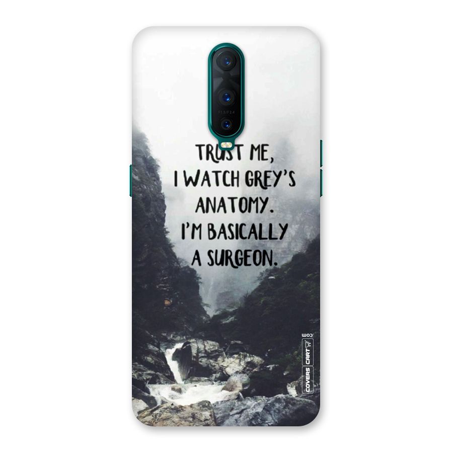 I Am A Surgeon Back Case for Oppo R17 Pro