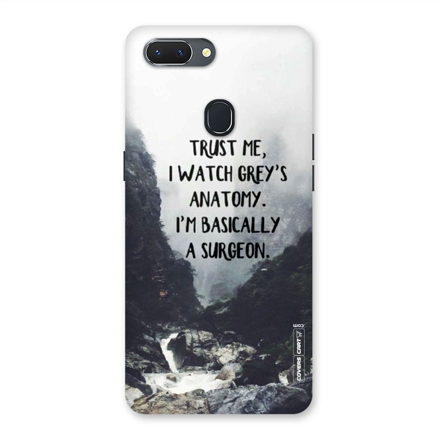 I Am A Surgeon Back Case for Oppo Realme 2