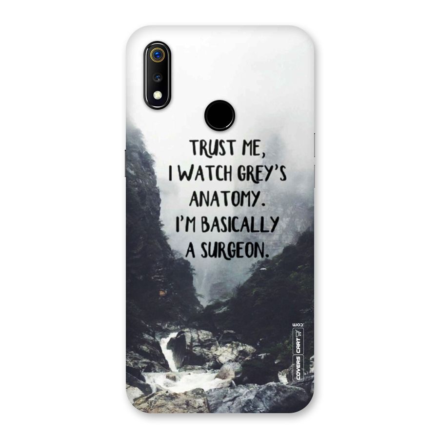 I Am A Surgeon Back Case for Realme 3