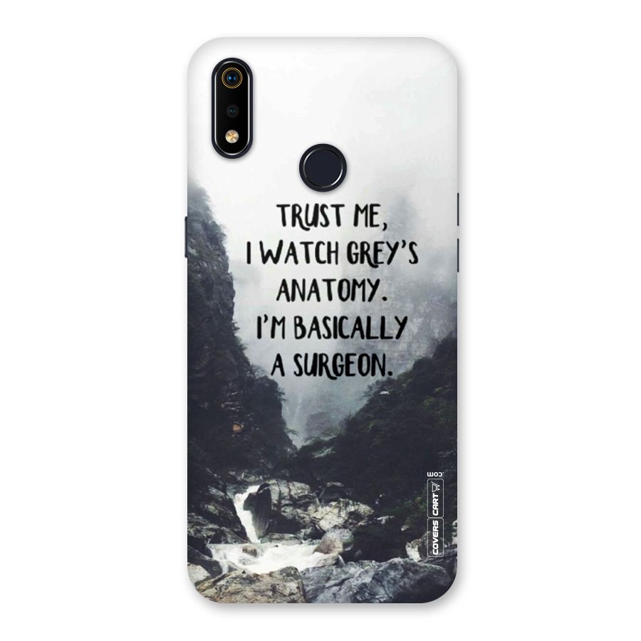 I Am A Surgeon Back Case for Realme 3i