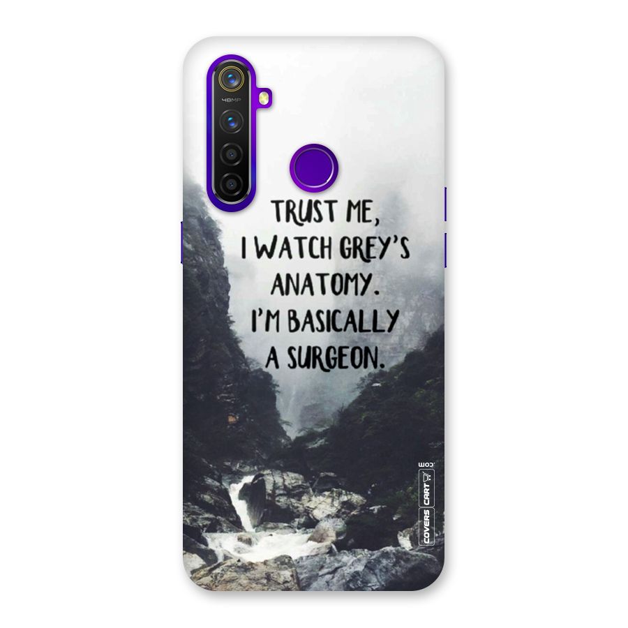 I Am A Surgeon Back Case for Realme 5 Pro