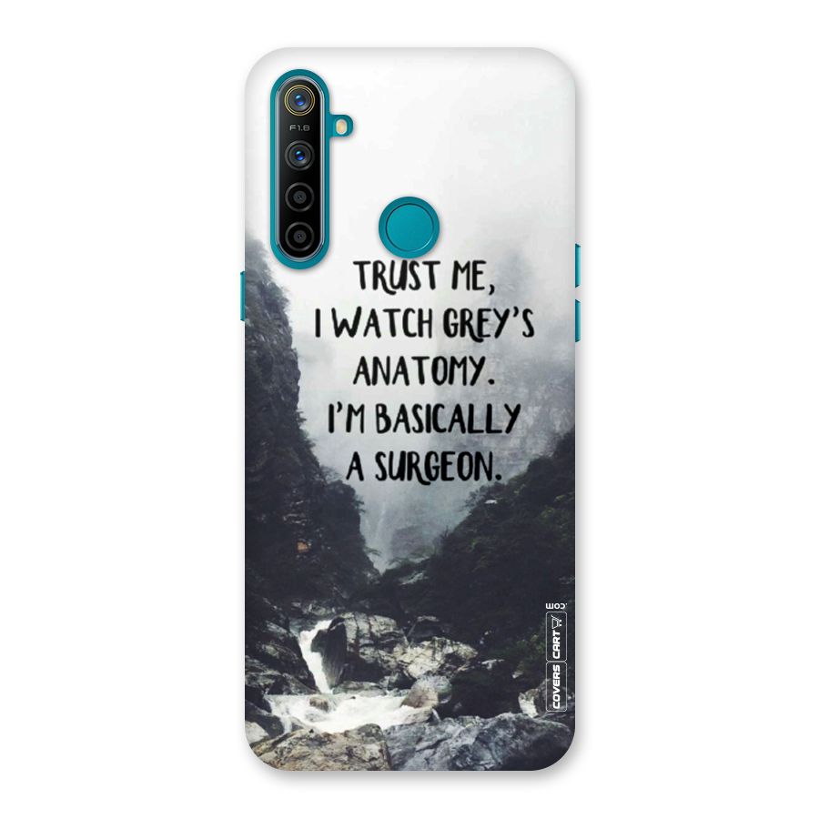 I Am A Surgeon Back Case for Realme 5i