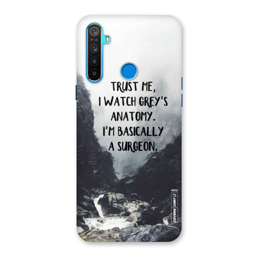 I Am A Surgeon Back Case for Realme 5s