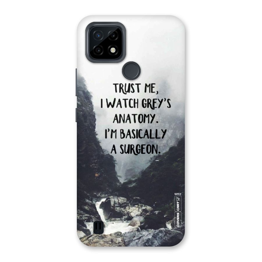 I Am A Surgeon Back Case for Realme C21