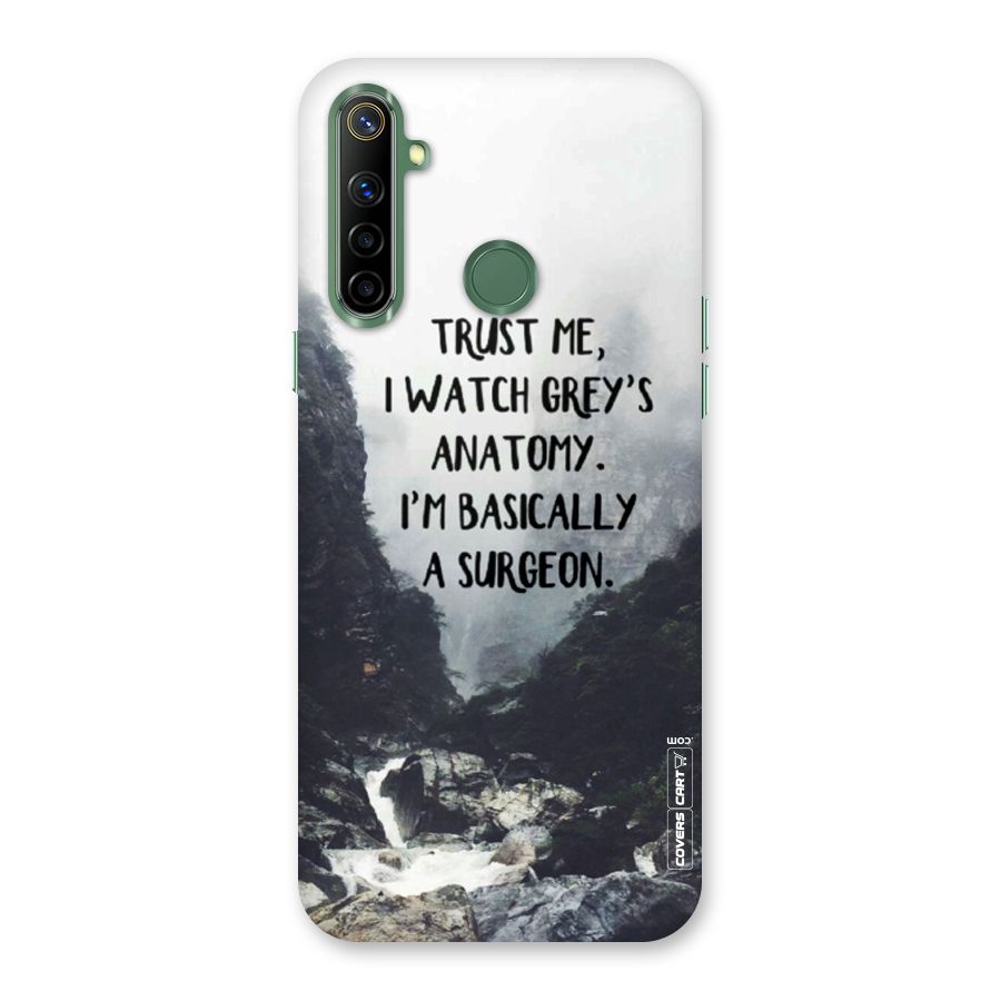 I Am A Surgeon Back Case for Realme Narzo 10