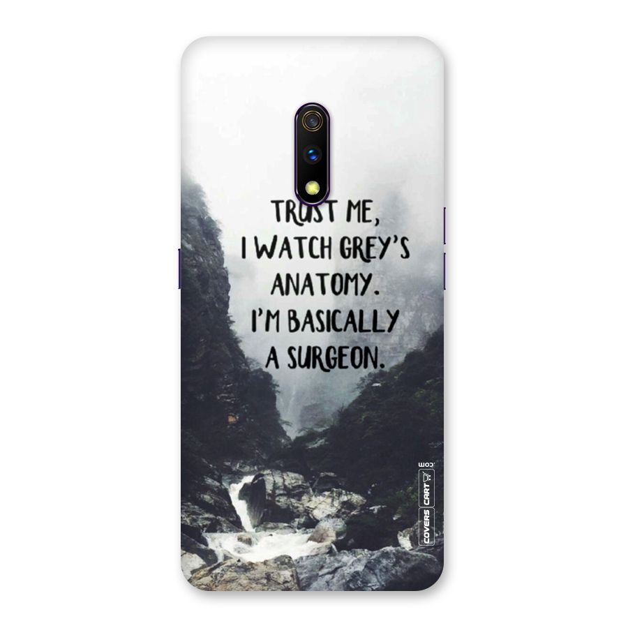 I Am A Surgeon Back Case for Realme X