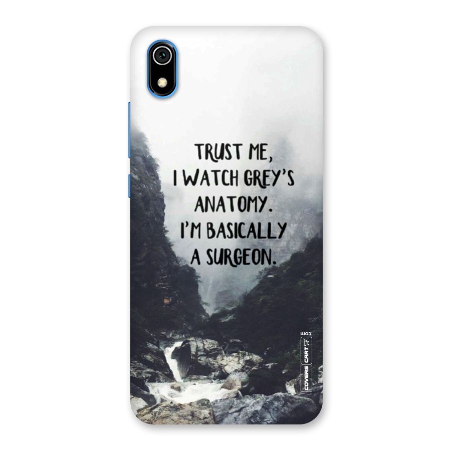 I Am A Surgeon Back Case for Redmi 7A