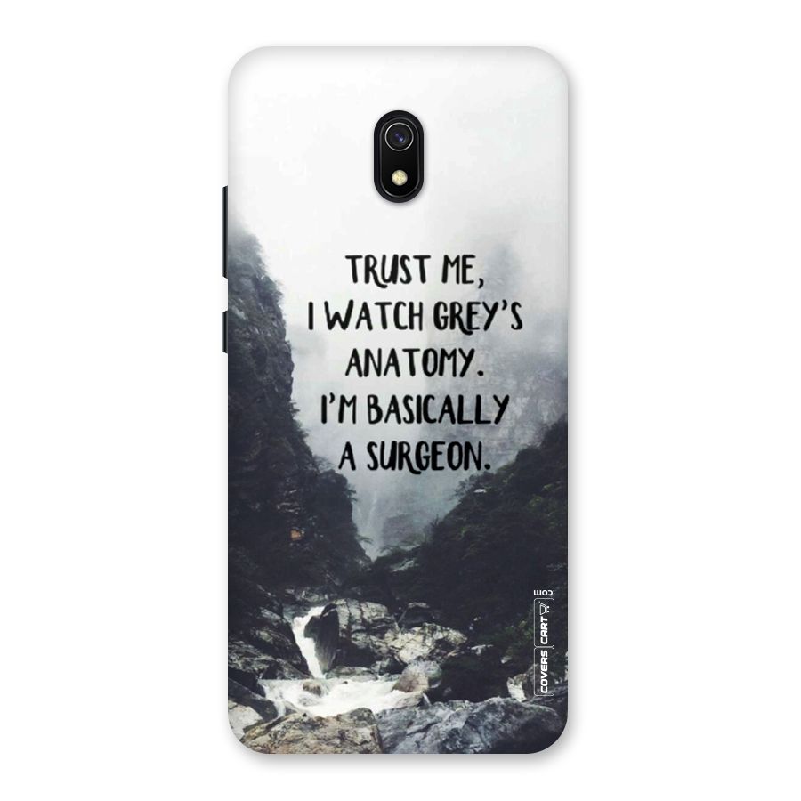 I Am A Surgeon Back Case for Redmi 8A