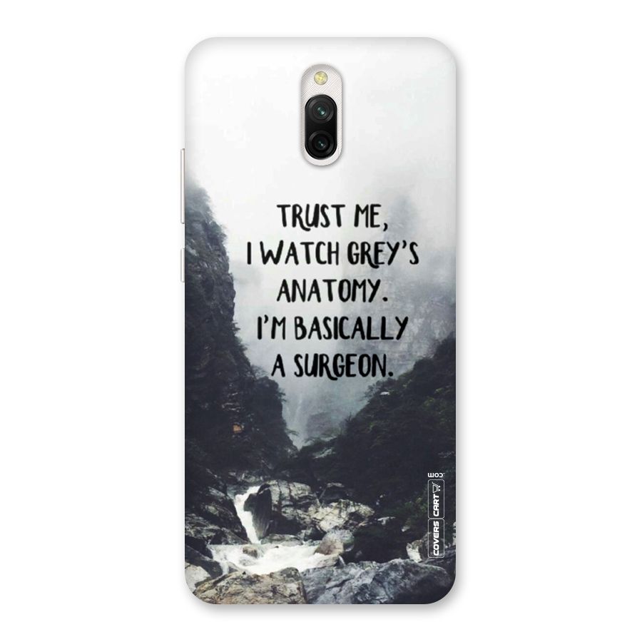 I Am A Surgeon Back Case for Redmi 8A Dual