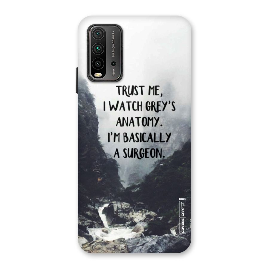 I Am A Surgeon Back Case for Redmi 9 Power