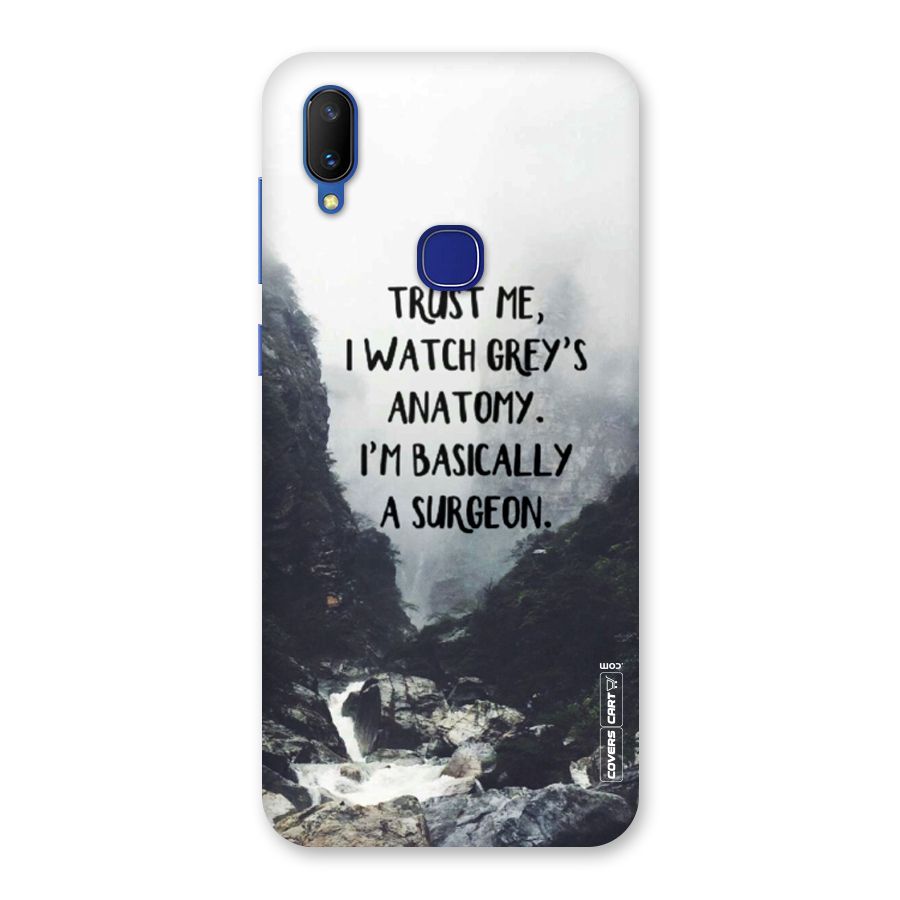 I Am A Surgeon Back Case for Vivo V11