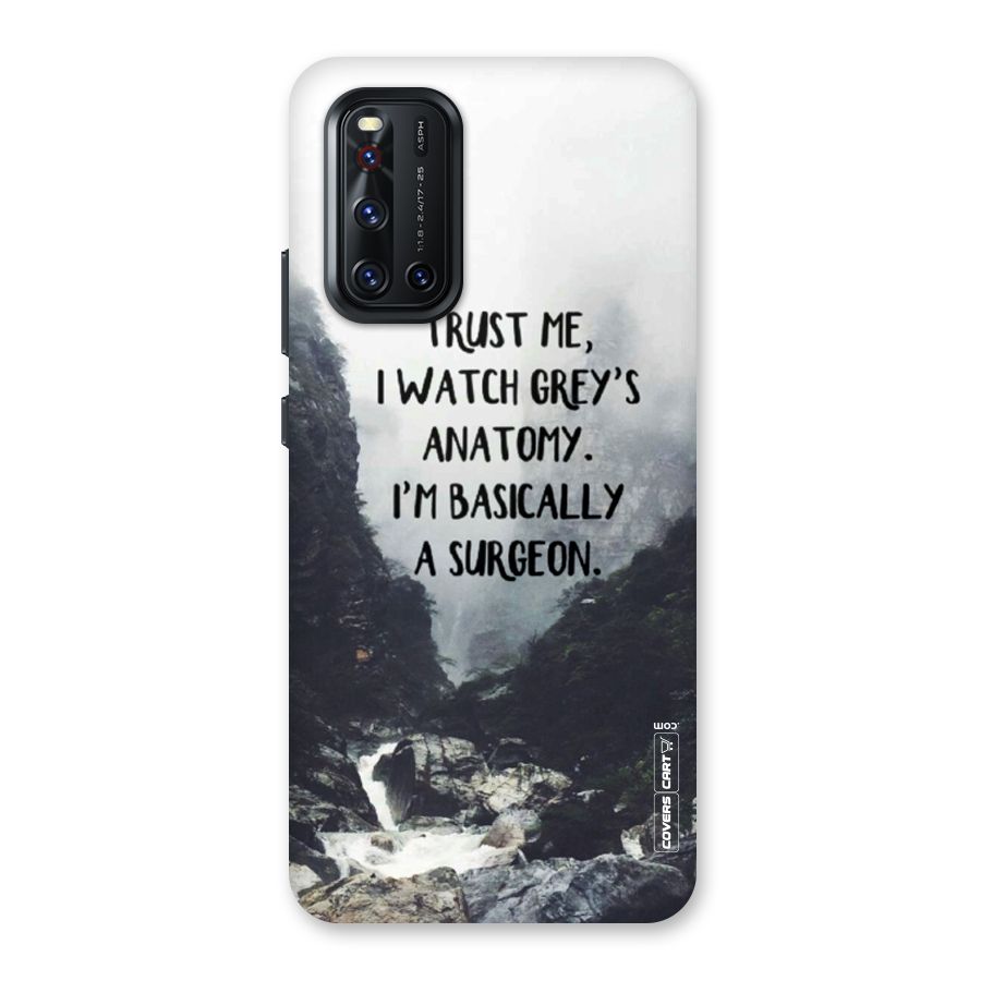 I Am A Surgeon Back Case for Vivo V19