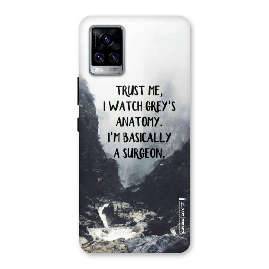 I Am A Surgeon Back Case for Vivo V20 Pro