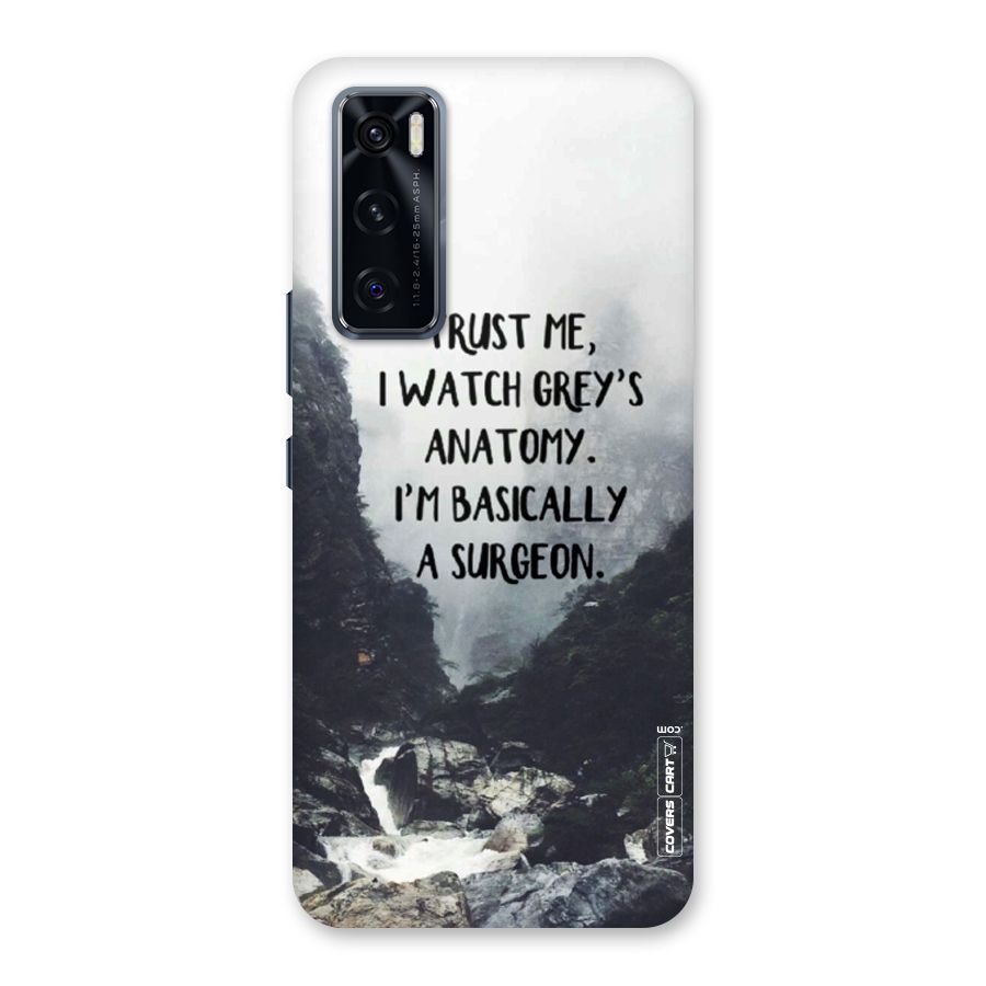 I Am A Surgeon Back Case for Vivo V20 SE