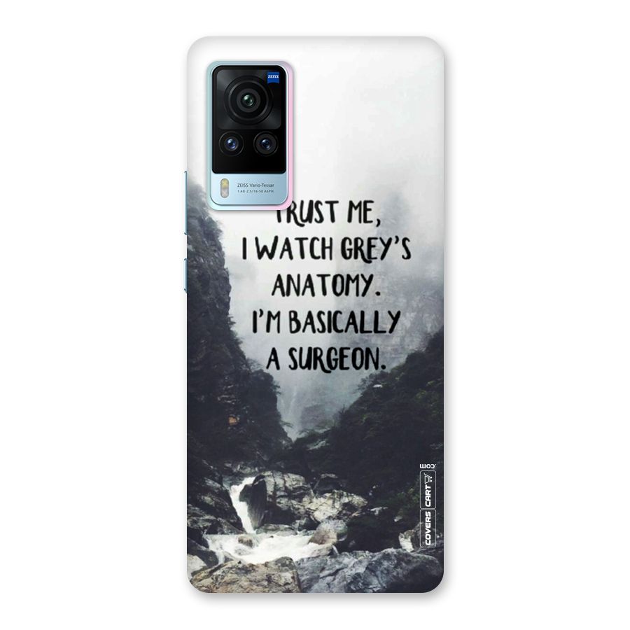 I Am A Surgeon Back Case for Vivo X60 Pro