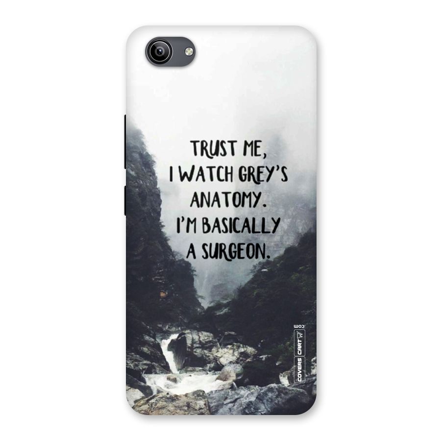 I Am A Surgeon Back Case for Vivo Y81i