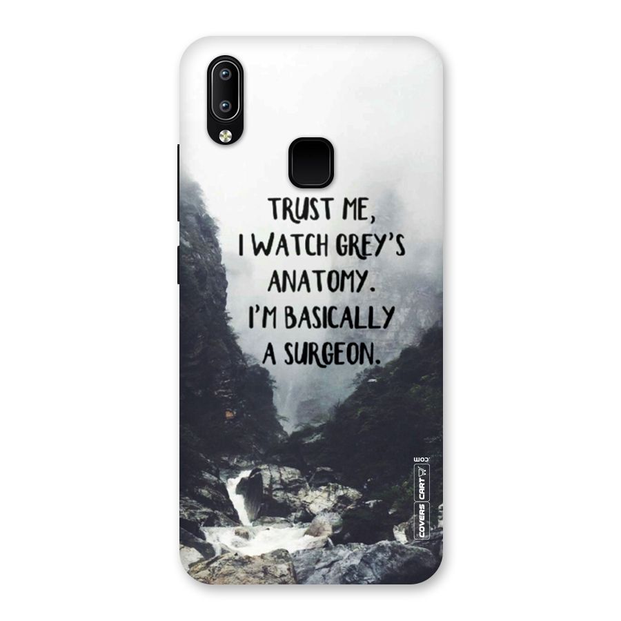 I Am A Surgeon Back Case for Vivo Y93