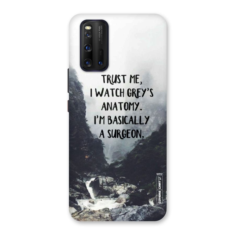 I Am A Surgeon Back Case for Vivo iQOO 3