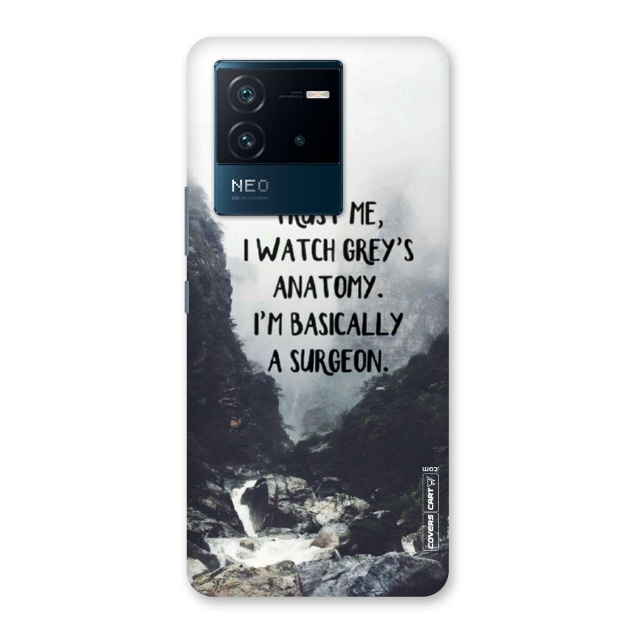 I Am A Surgeon Back Case for Vivo iQOO Neo 6 5G