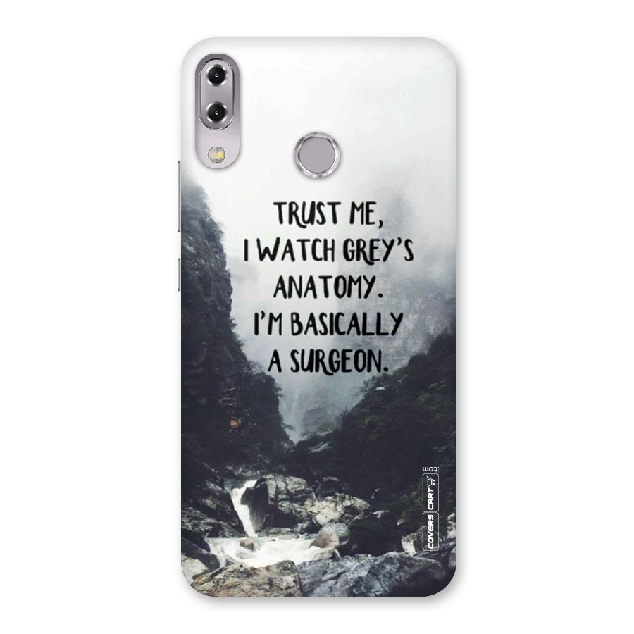I Am A Surgeon Back Case for Zenfone 5Z
